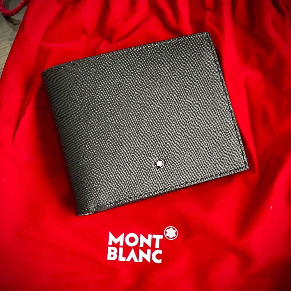Montblanc Sartorial Leather Wallet - Black 6cc